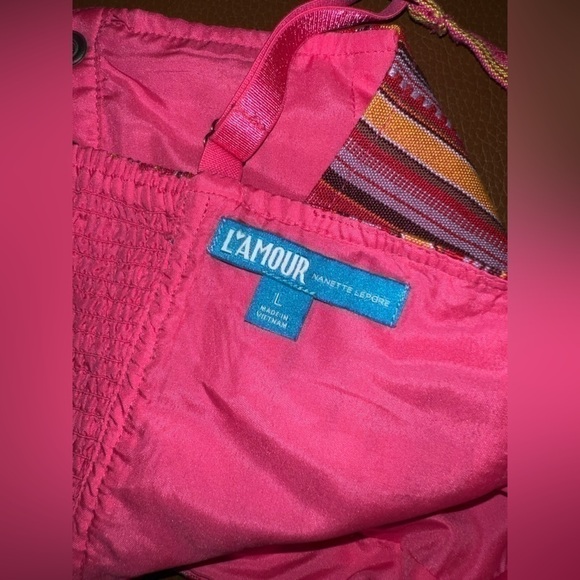 L'Amour by Nanette Lepore Striped Jacquard Bralette - Picture 5 of 5